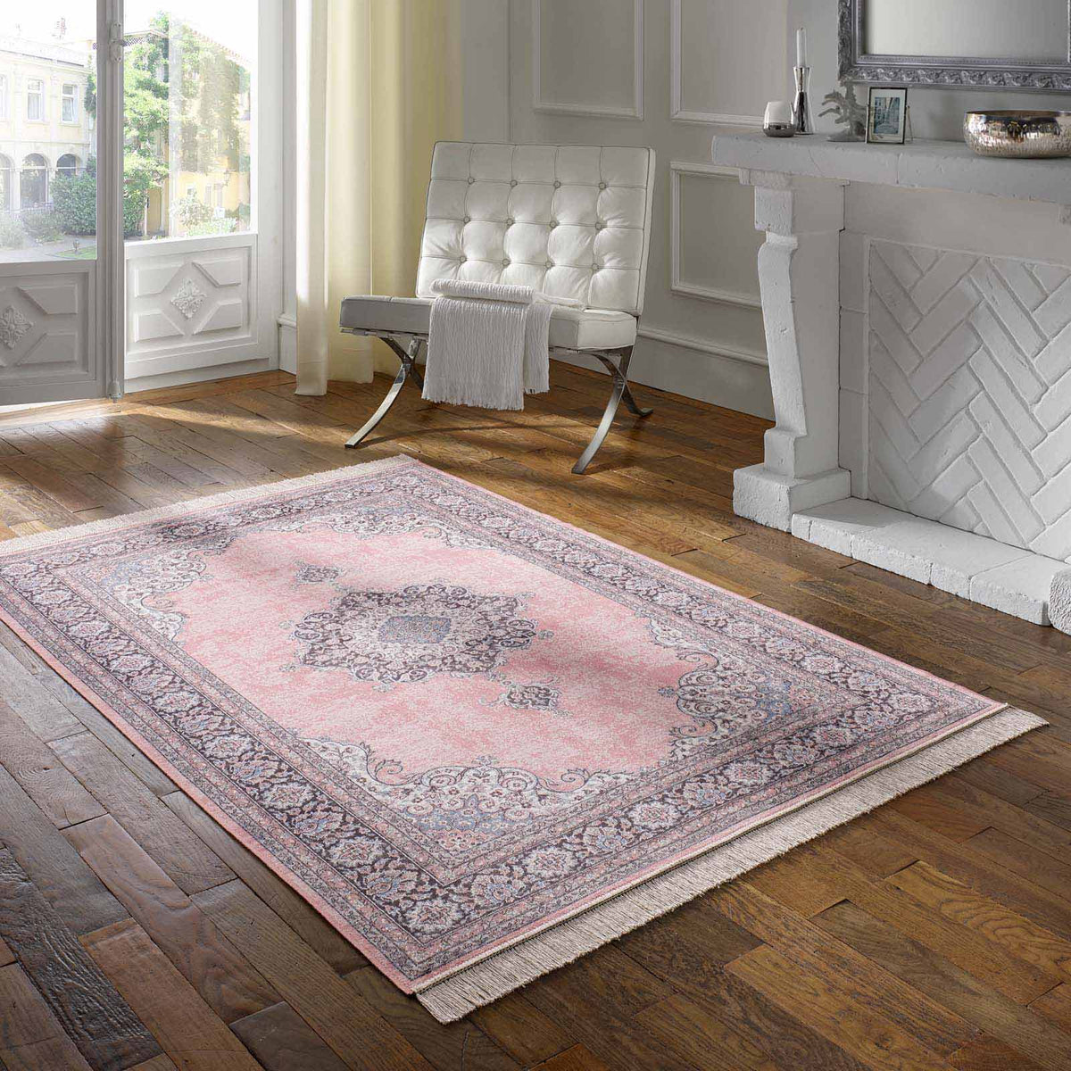 Palazzo Royal Vintage Medaillon – Wohnbeispiel, 160x230 cm