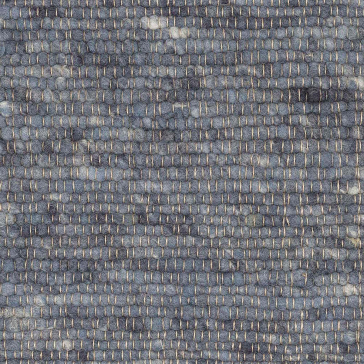 Haro City Chicago Handwebteppich – 1155 Blau – Struktur, muster