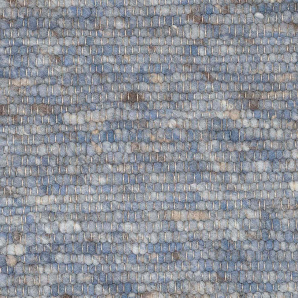 Haro City Chicago Handwebteppich – 1456 Blau – Struktur, wunschmaß