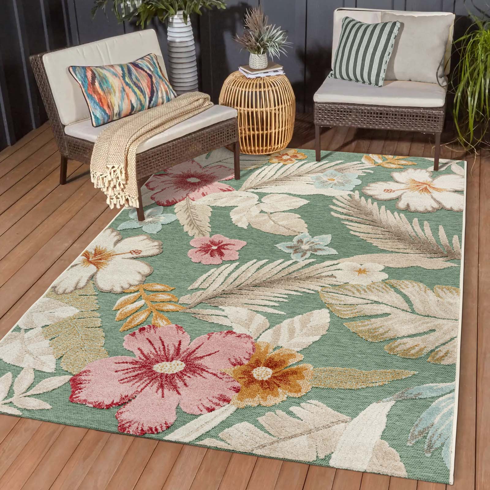 TaraCarpet In und Outdoor Teppich Fantasy Blossom