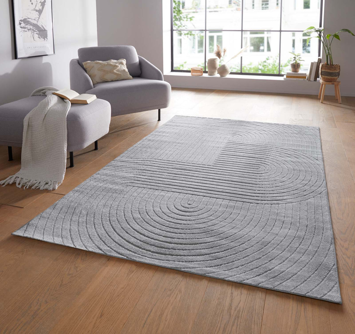 TaraCarpet Zen Modern Grau – zeitlos & vielseitig