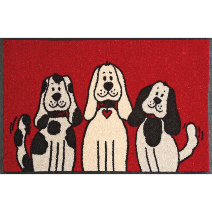 wash-and-dry Matte Three Dogs 050x075 cm
