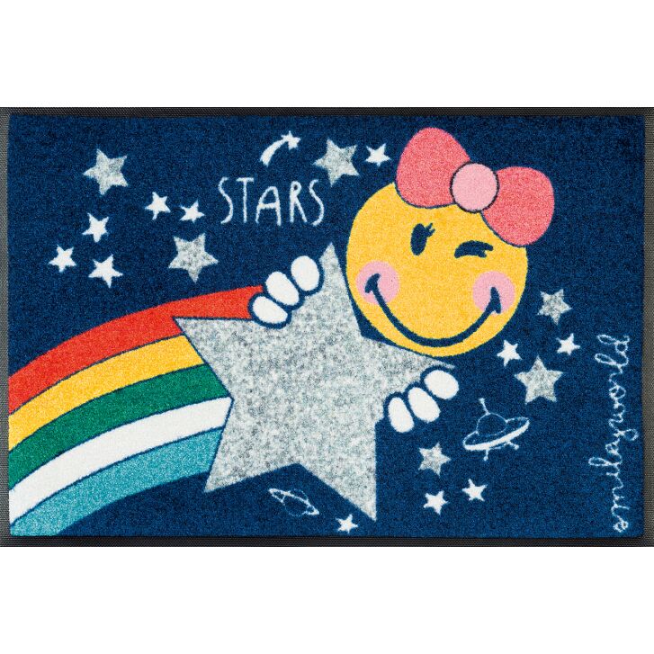 wash-and-dry Matte Smiley Cosmic Girl 050x075 cm