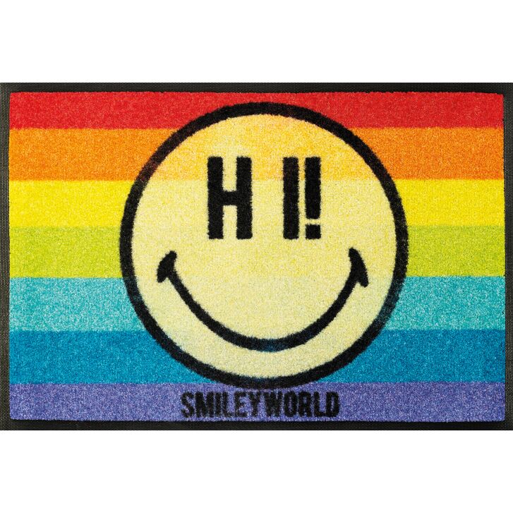 wash-and-dry Matte Smiley Rainbow