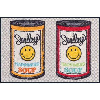 wash-and-dry Matte Smiley Happiness Soup