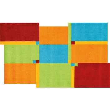 wash-and-dry Matte Living Squares multi