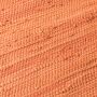 Flachweb-Baumwollteppich Amrum uni terra 040x060 cm