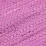 Flachweb-Baumwollteppich Amrum uni violett 040x060 cm