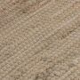 Flachweb-Baumwollteppich Amrum gestreift beige 060x120 cm
