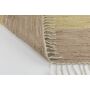 Flachweb-Baumwollteppich Amrum gestreift beige 090x160 cm