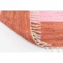 Flachweb-Baumwollteppich Amrum gestreift rot 060x120 cm