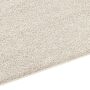 Kurzflor-Frisee-Teppich Madrid Uni Creme 080x150 cm