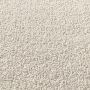 Kurzflor-Frisee-Teppich Madrid Uni Creme 120x120 cm rund