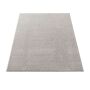 Kurzflor-Frisee-Teppich Madrid Uni Grau 080x150 cm