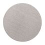 Kurzflor-Frisee-Teppich Madrid Uni Grau 160x160 cm rund