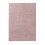 Kurzflor-Frisee-Teppich Madrid Uni Rosa 080x150 cm
