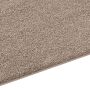 Kurzflor-Frisee-Teppich Madrid Uni Taupe 200x280 cm
