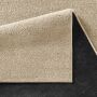 Kurzflor-Frisee-Teppich Madrid Uni Gold 160x220 cm