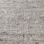 TaraCarpet Handwebteppich Helsinki hellgrau meliert 060x090 cm