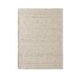 TaraCarpet Handwebteppich Malmoe beige 070x130 cm