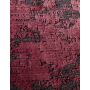 Vintage-Teppich Bro-Vintage aus reinem Polyester Rot 080x150 cm
