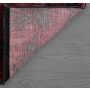 Vintage-Teppich Bro-Ziegler aus reinem Polyester Rot 080x150 cm