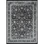 Vintage-Teppich Bro-Ziegler aus reinem Polyester Grau 080x150 cm
