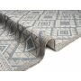 Regina Teppich aus robustem Flachgewebe für In und Outdoor  54126_330_blau 067x180 cm