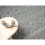 Regina Teppich aus robustem Flachgewebe für In und Outdoor  54126_330_blau 067x180 cm