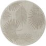 Viktoria Teppich aus robustem Flachgewebe für In und Outdoor  54129-70 beige Palm 067x180 cm