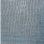 Edlel glänzender Flachflorteppich Genoa 938512999943 Snake blau 100x140 cm