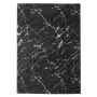 Supersoft Kurzflorteppich Valetta Marmor schwarz-weiß 050x080 cm