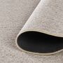 Kurzflor-Teppich Joy Flachgewebe Schlingenteppich beige 080x150 cm