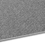 Kurzflor-Teppich Joy Flachgewebe Schlingenteppich grau 080x150 cm