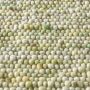 TaraCarpet Limburg handgewebter Schurwollteppich aus gewalkter Wolle Grün 070x130 cm