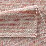 TaraCarpet Neidenfels handgewebter Schurwollteppich mit schwarzer Kette Rot 070x130 cm