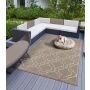 Indoor & Outdoor Teppich Capri mediteranes Florentiner Design beige  080x150 cm