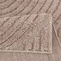 TaraCarpet Designerteppich Tokio hoch-tief Struktur Wellen uni beige 080x150 cm