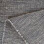 Handwebteppich Borkum 100% Baumwolle grau 080x150 cm