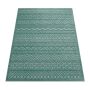 Indoor und Outdoor Teppich wetterfest Barcelona Orientalisch Scandi Style türkis 080x150 cm