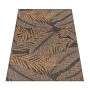Tara Carpet Columbia-Fashion Plant In & Outdoor auch für die Küche schwarz 067x180 cm