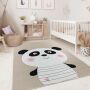 Fresh Kids Tiere Panda Taupe 80x150 cm